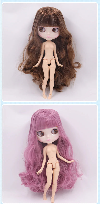 ICY DBS Blythe Doll 1/6 Joint Body 30cm BJD – Shiny Face with Extra Hands, DIY Fashion Doll Gift