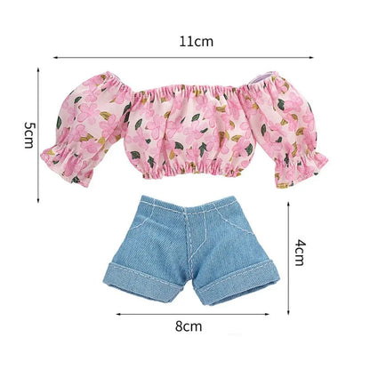 11.5" Doll Clothes Set – Knitted Sweater, Pants, Hat & Shoes for 30cm 1/6 BJD Dolls Accessories