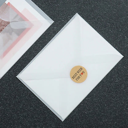 50 Pcs Blank Translucent Envelopes – for Invitations, Postcards, Gift Boxes, Wedding & Business Letters