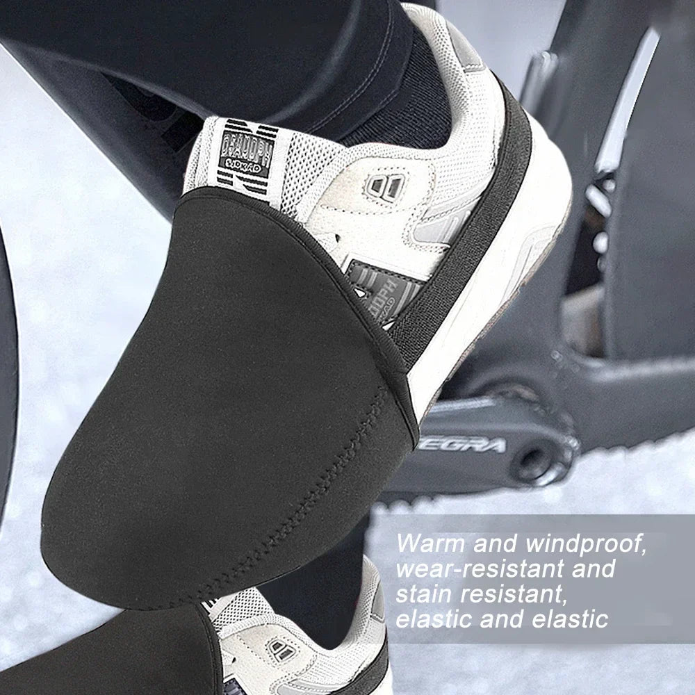 Cycling Shoe Covers – Waterproof & Warm MTB Road Bike Toe Overshoes Protectors for Winter