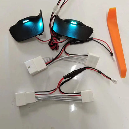 2PCS Front Door Bowl LED Lights – Interior Car Door Courtesy Lamp for Toyota Harrier XU60 2013–2019 Door Handle Lighting Accessories