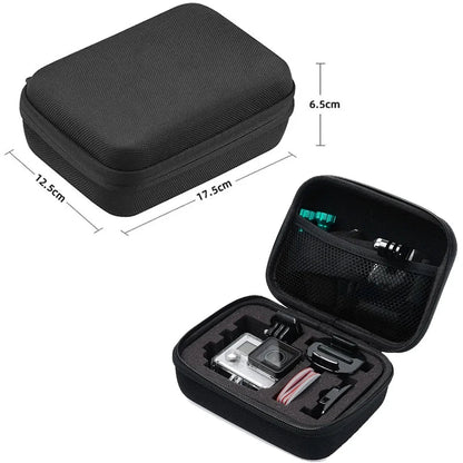Protective Carrying Case Storage Bag for GoPro Hero 4–13, SJCAM, AKASO, DJI Osmo Action Camera Accessories