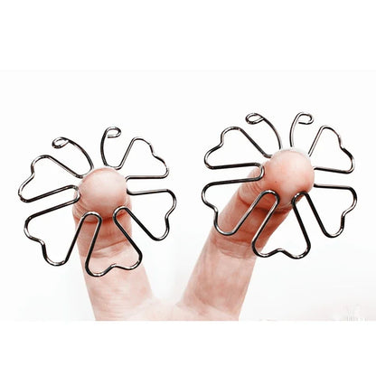 Stainless Steel Nipple Clip Accessories – Butterfly Style Metal Body Jewelry for Couples