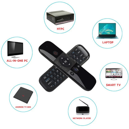 Wireless Air Voice Mouse 2-in-1 – 2.4G Bluetooth Mini Keyboard with Rechargeable Remote, IR Learning for Smart TV & Android TV Box