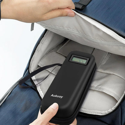 Insulin Cooler Travel Case — Refrigerated Medicine Organizer Bag with Thermometer Display for Diabetic Medication
