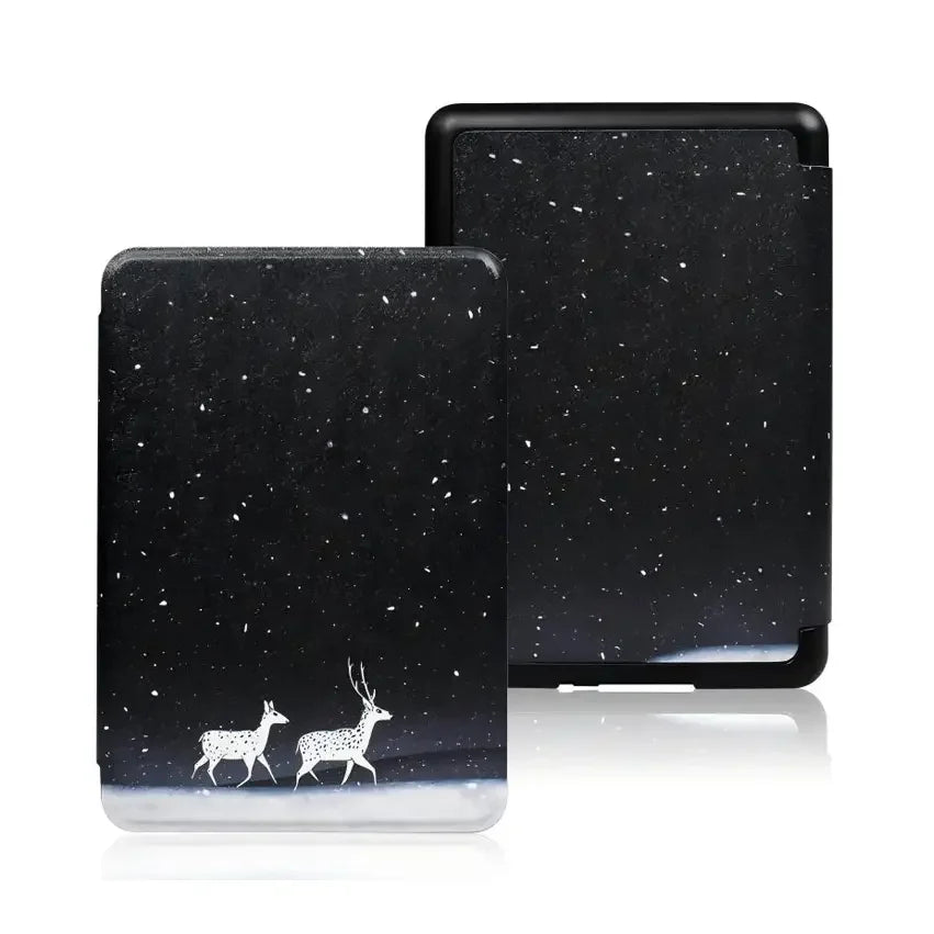 Leather Auto Sleep Case for Kindle Colorsoft Signature Edition (1st Gen, 7") & Paperwhite 12th Gen Protective Cover Funda