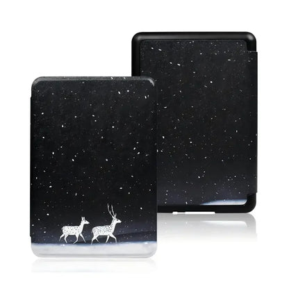 Leather Auto Sleep Case for Kindle Colorsoft Signature Edition (1st Gen, 7") & Paperwhite 12th Gen Protective Cover Funda