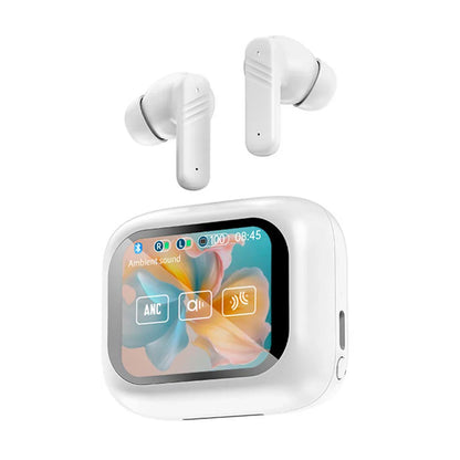 New Full Touch ANC Bluetooth 5.4 Earphones – HiFi Stereo Noise Cancelling Wireless In-Ear Earbuds with Mic & ENC