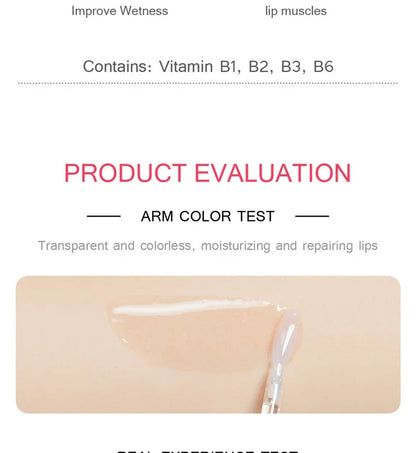 Mini Capsule Liquid Lip Balm – Moisturizing Transparent Color-Changing Plumping Jelly Lip Gloss