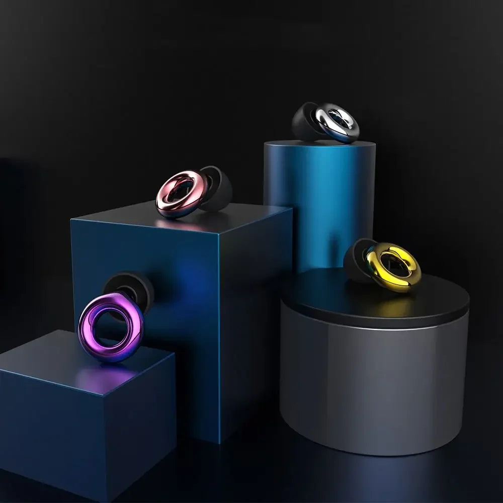 Silicone Earplugs — Noise Cancelling, Soundproof Ear Protection for Swimming & Sleep, Noise Reduction Loop Earplugs