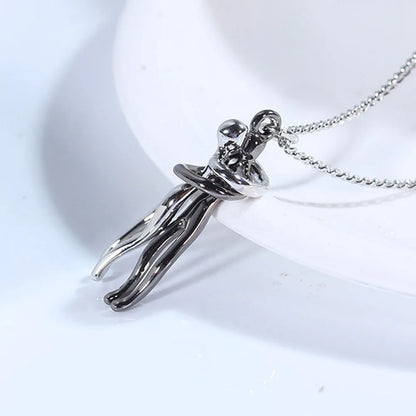 Fashion Hugging Necklace Choker – Pendant Chain for Men and Women, Couple Jewelry Gift for Lovers