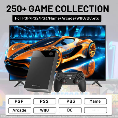 12TB Gaming HDD with 86,000+ Retro Games for PS3/PS2/PS/Wii/WiiU – Hyperspin, Launchbox, Retrobat, Playnite