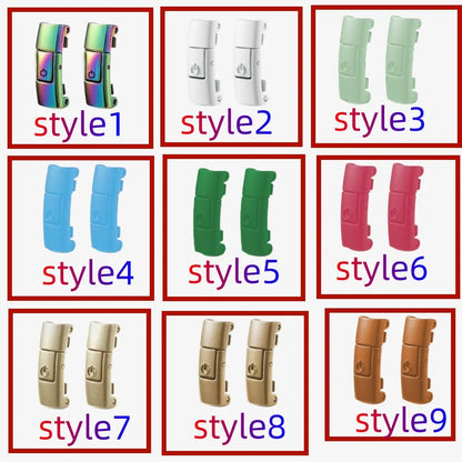 21 Colors No Tie Shoe Laces: Press Lock Elastic Buckle Accessories - Easy-to-Use Flat Shoelaces for Kids and Adults