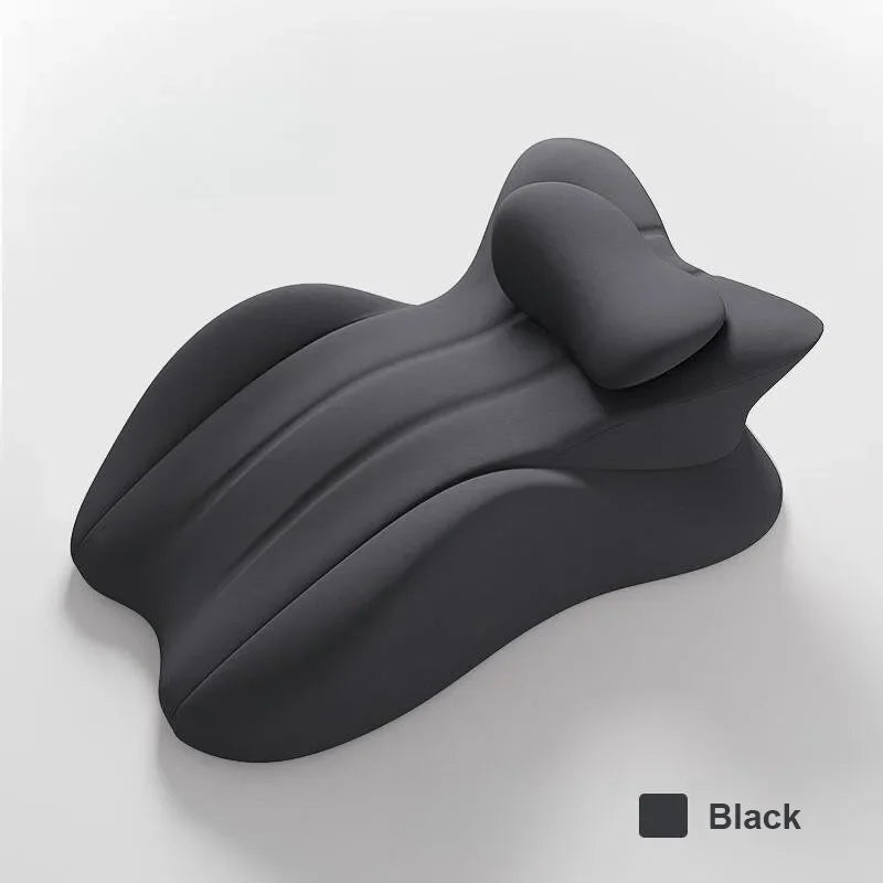 Multi-Positional Wedge Pillow - Memory Foam Ergonomic Prone Bed Pillow with Removable Cover