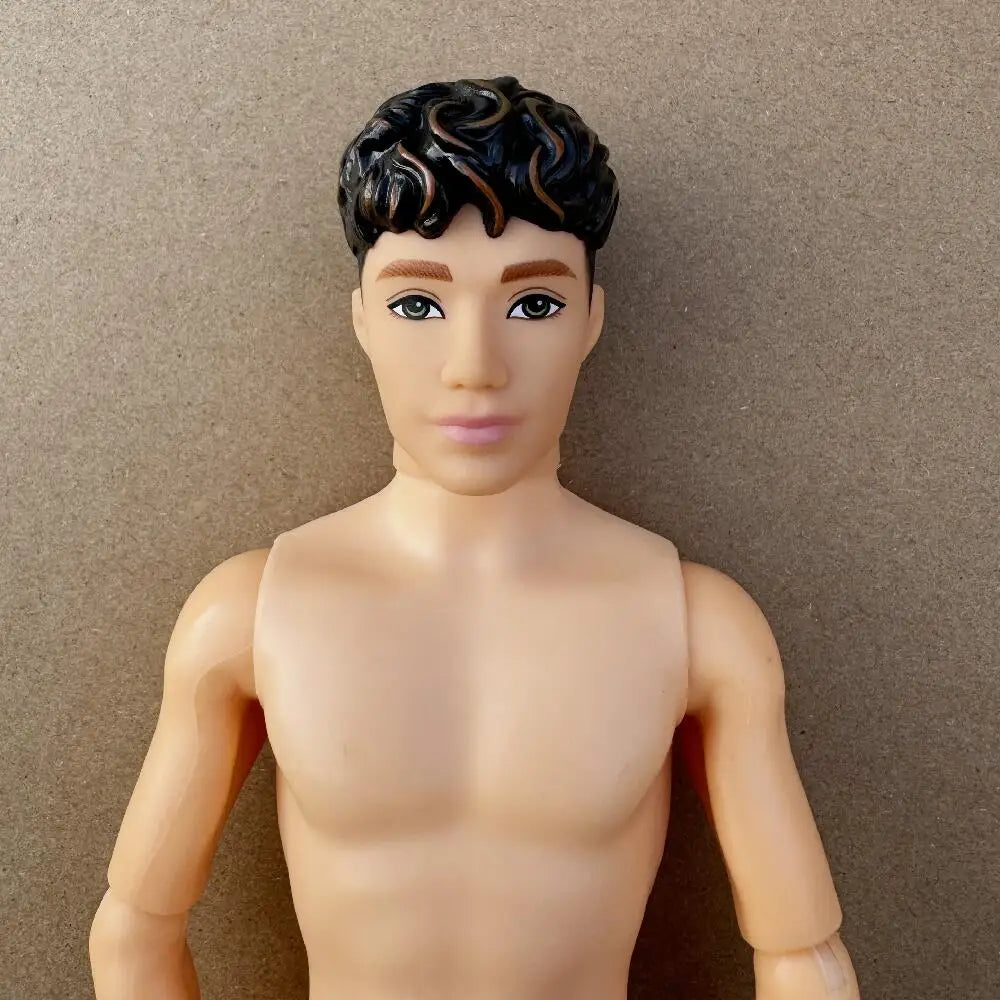 1/6 Boys Doll – 30cm Movable Joint Male Figure, Solid DIY Toy for Kids Birthday Gifts