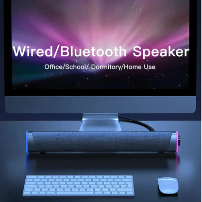 High-Quality Desktop Bluetooth & Wired Microphone with Built-in Speaker – Dual-Purpose High-Volume Audio