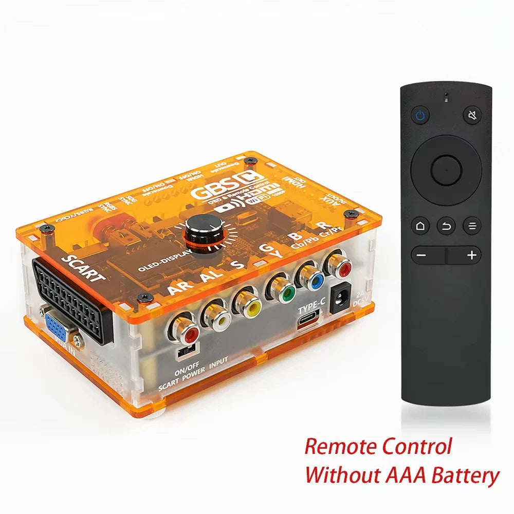 GBSC Mini Video Converter – RGBS/YPbPr/VGA/SCART to HDMI/VGA Output for Dreamcast, PS2, GameCube, Wii & SFC