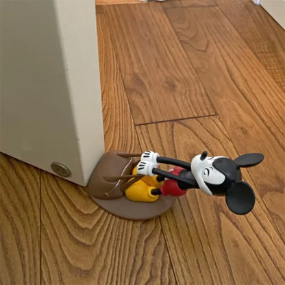 Kawaii Disney Doorstops — Mickey, Donald Duck & Woody Cute Windproof Anti-Collision Door Stop for Home & Office, Gift Decor Toys