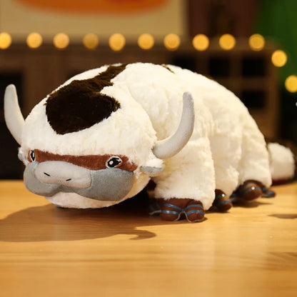 Kawaii Anime Appa Plushie – Bull Cow Stuffed Doll Toy, Christmas Gift Inspired by Avatar Aang The Last Airbender