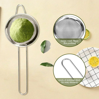 4-Piece Matcha Whisk Set - Handmade Bamboo Tea Whisk, Scoop, Strainer & Storage Holder