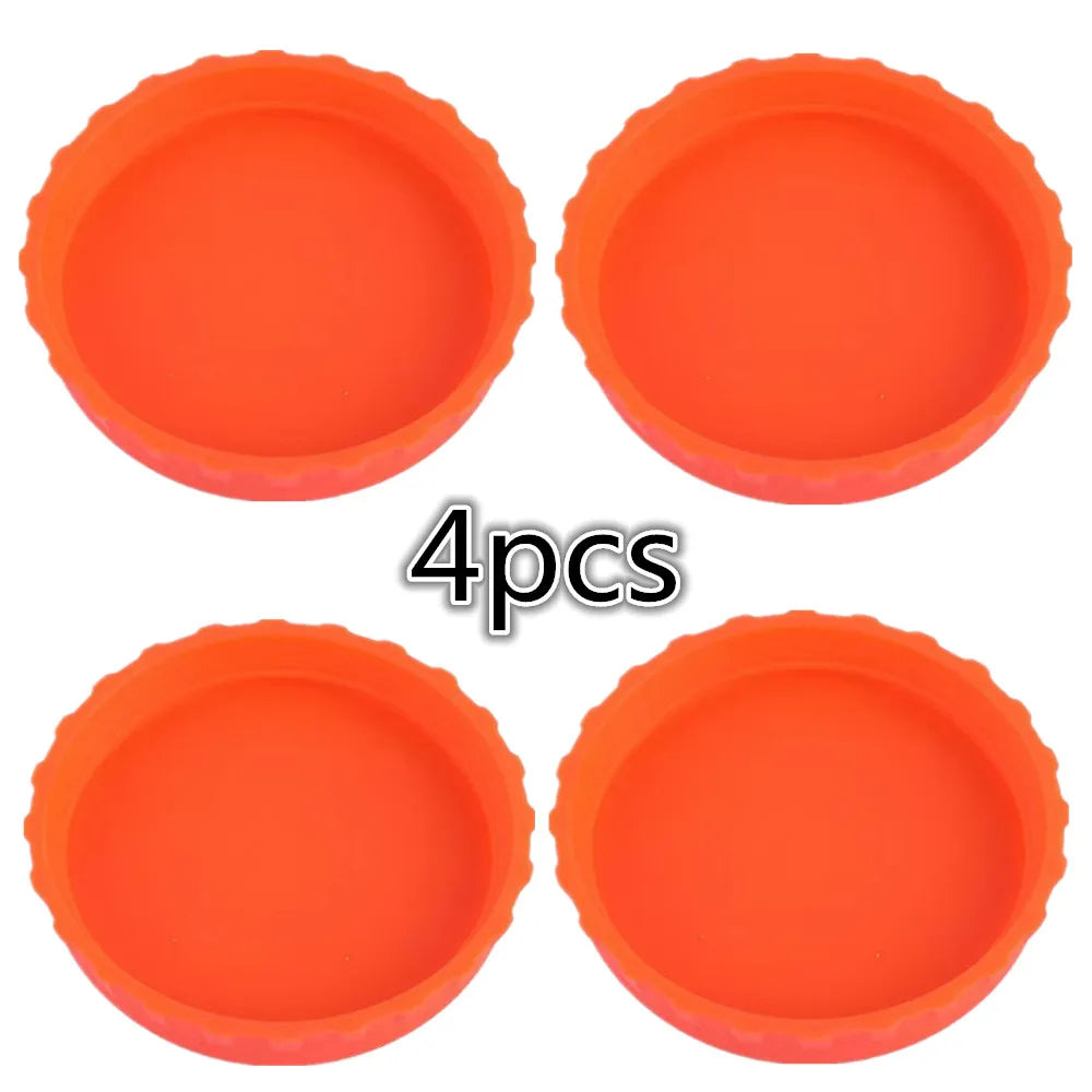 Reusable Beverage Can Covers - Silicone Soda Can Lids, Leak-Proof Sealing Protectors for Cans & Bottles