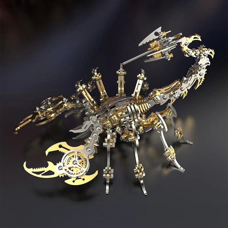 3D Metal Mechanical Insect Puzzle – Anti-Stress Assembly Toy Kit for Kids and Adults