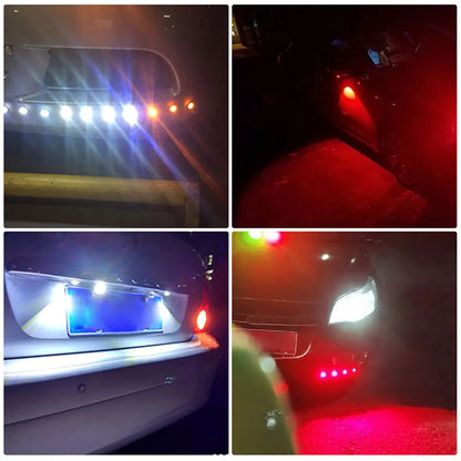 2PCS Motorcycle LED Eagle Eye Lights – Super Bright Turn Signal & Rear Tail Brake Lamps