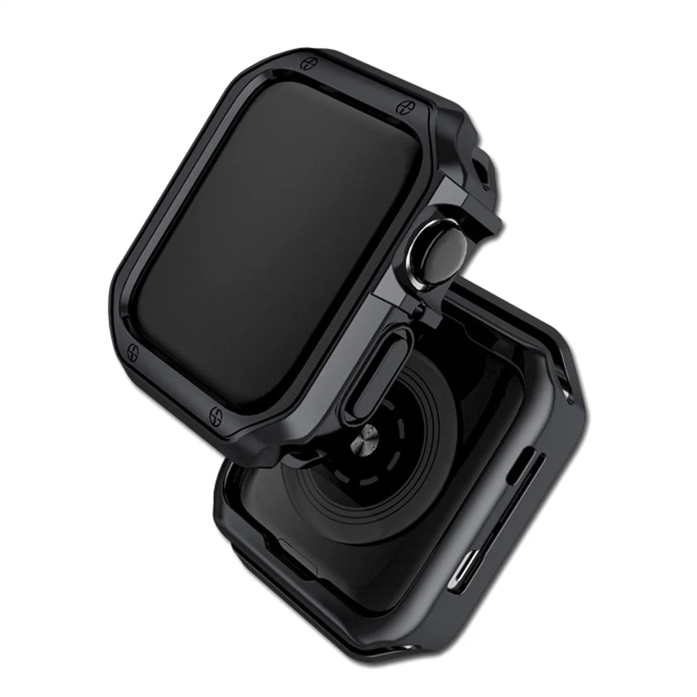 Apple Watch Case Cover – TPU Bumper with Screen Protector for 38mm-45mm, Series 3 to 9 & SE