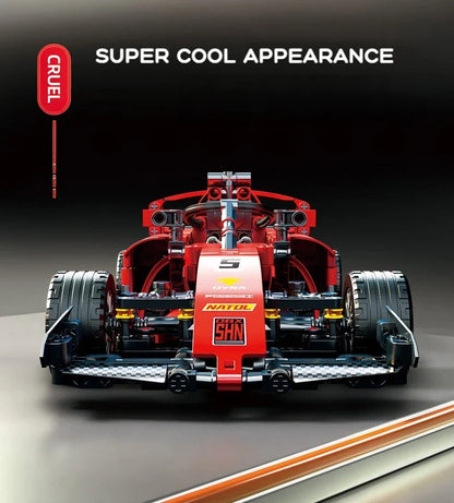 F1 W14 E Technic 1432+ Pcs 1:8 Sports Car Building Blocks – Compatible with 42141, DIY Model, Birthday Gift