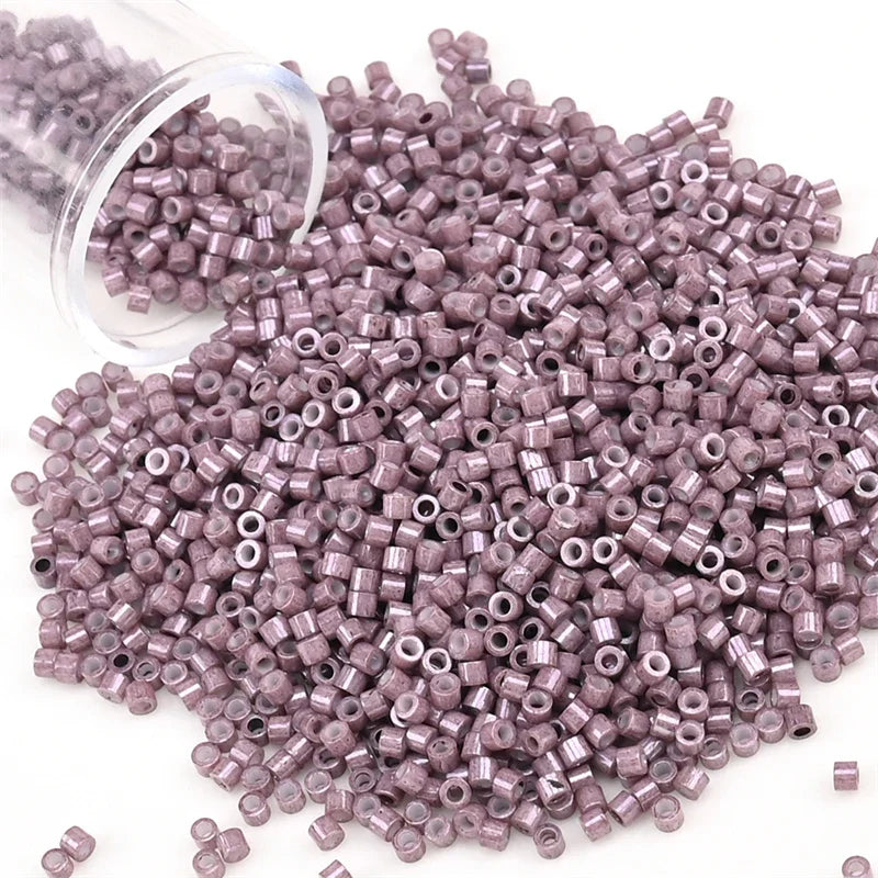 11/0 Mini Glass Beads – 2000PCS Small Cylindrical Beads for DIY Jewelry Making, Necklaces & Bracelets, 10g/Pack