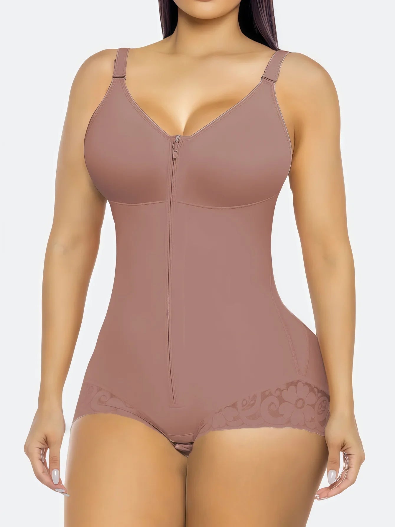 Double Compression Tummy Control Shapewear – Postpartum Body Shaper Butt Lifter Slimming Compression Garment for Women 1pc