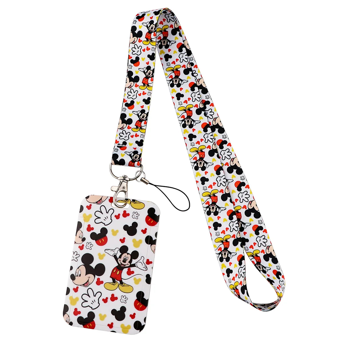 Cartoon Stitch Credential Holder Lanyard – Cute Neck Strap for Keychain, Pass & Credit Card Holder Accessories