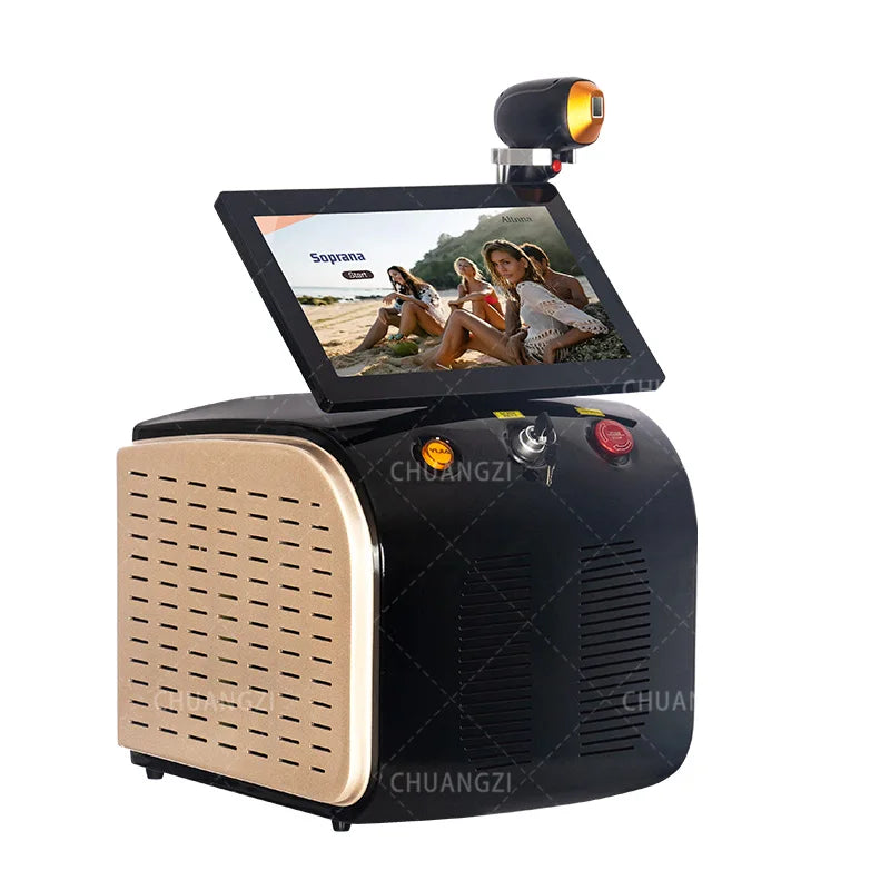 2025 3000W Alexandrite Ice Platinum Diode Laser Epilator - Professional Permanent Hair Remover for Women