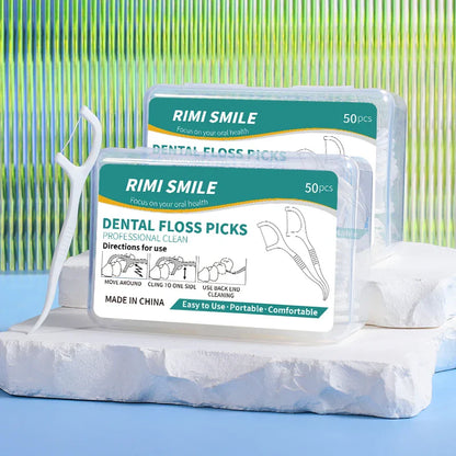 50/150/300/600/1000 PCS Dental Floss Sticks - Oral Care Tools for Effective Cleaning