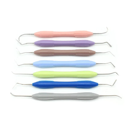 7pcs Dental Composite Resin Filling Spatula Set – Aesthetic Restoration Tools for Resin Filler & Dental Restoration