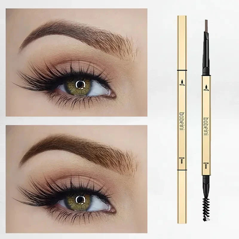 Waterproof Double-Headed Eyebrow Pencil — Fine Tip, Durable & Long-Lasting, Perfect for Beginners