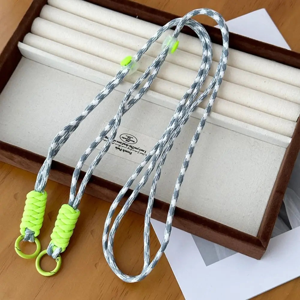 Cute Adjustable Crossbody Bag Chain Strap – Detachable Stripe Shoulder Bag & Phone Hanging Rope Accessory