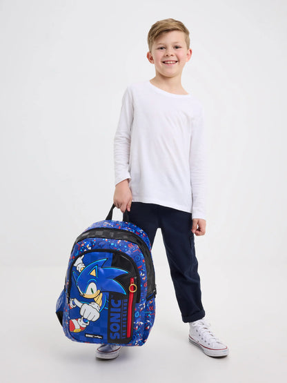 Australia Smiggle Sonic Cartoon Backpack – Kids School Bag Anime Student Gift