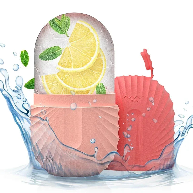 Ice Facial Roller Silicone Mold – Beauty Tool for Eye Puffiness, Pore Minimizing & Skin Massage