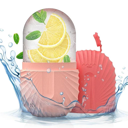 Ice Facial Roller Silicone Mold – Beauty Tool for Eye Puffiness, Pore Minimizing & Skin Massage