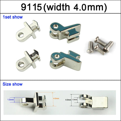 10 Sets Eyeglasses Hinge Replacement - Plastic Frames, Acetate Sunglasses, Wooden Glasses Repair Parts & Accessories
