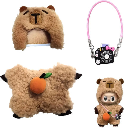 Gxlaihly 17cm Labubu Doll Clothes – Cute Costumes & Outfits for 17cm Labubu Dolls (B15)