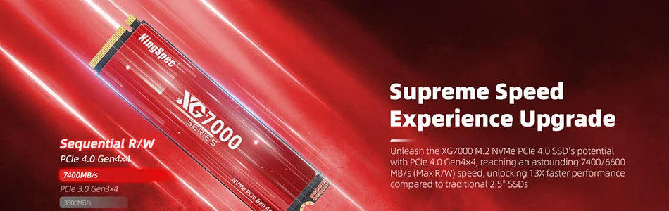 KingSpec M2 SSD NVMe – 128GB, 256GB, 512GB, 1TB PCIe 3.0 Internal Solid State Drive for Laptop & Desktop 2280