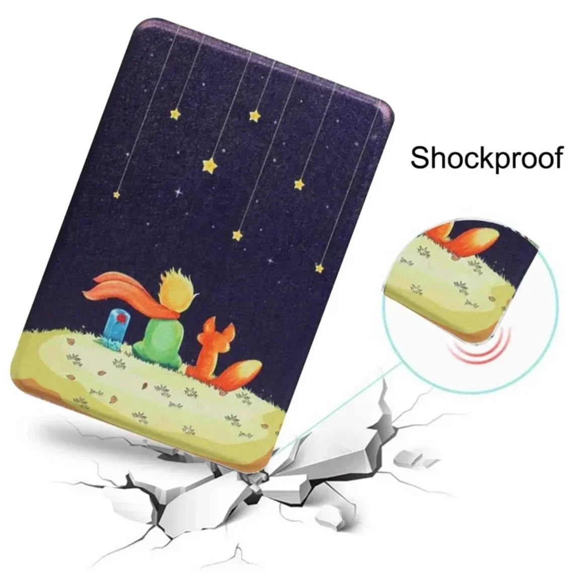 Kindle 10th Gen 6" Leather Case – Hand Strap & Screen Protector Cover with Wake/Sleep Function (2019, J9G29R)