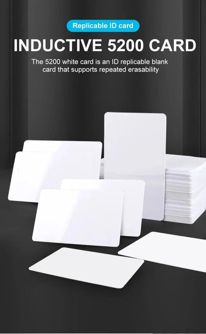 10/20PCS Rewritable 125KHz RFID T5577/5200/EM4305 Blank Access Control Cards – Smart Key Cards for Reading, Writing & Cloning