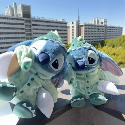 30-40cm Dinosaur Plush Doll – Cute Lilo & Stitch Sleepwear Toy, Summer Dream Series Large Pillow, Kids Birthday Gift