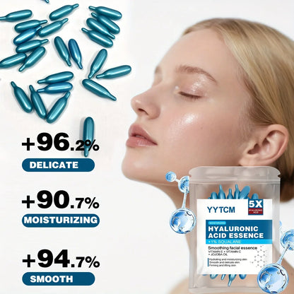 Hyaluronic Acid Deep Moisturizing Capsule Essence – Brightening Skin Serum (0.4g x 30 Capsules) Hydrating Skincare Treatment