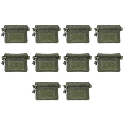 Outdoor Waterproof EDC Molle Wallet — Portable Travel Zipper Waist Pouch for Camping, Hiking & Hunting