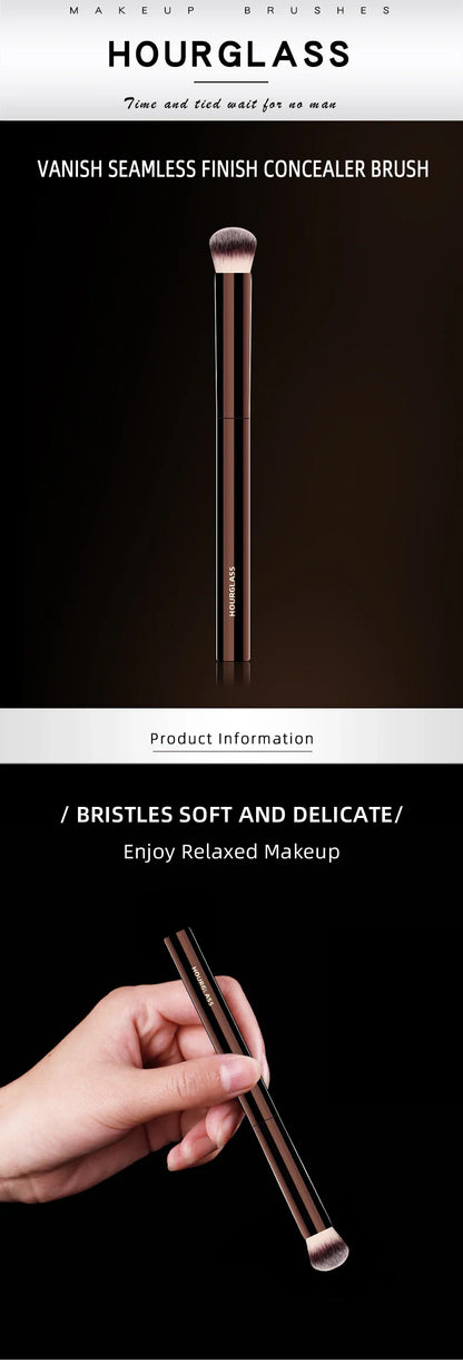 Hourglass No.19 Vanish Concealer Brush – Soft Fiber, Seamless Finish Face Makeup Brush