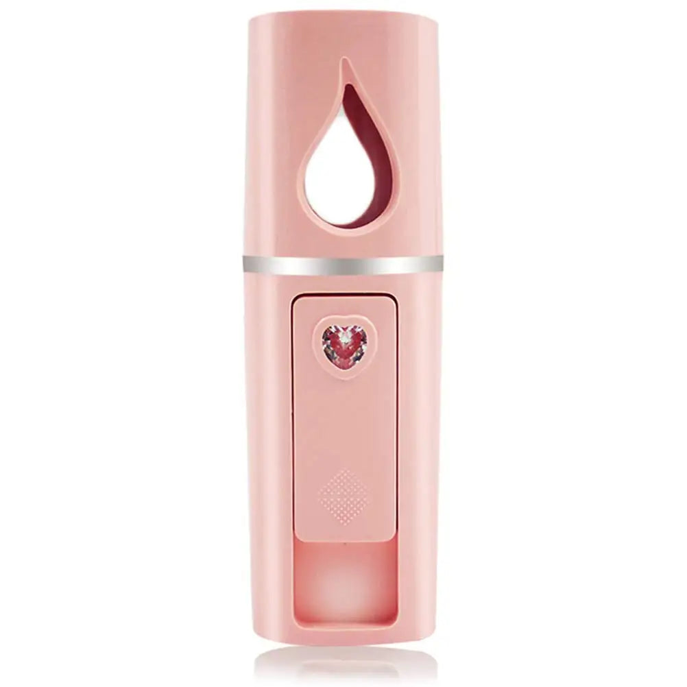 Handheld Nano Facial Mist Sprayer — Hydrating Face Steamer & Eyelash Extension Cleaner